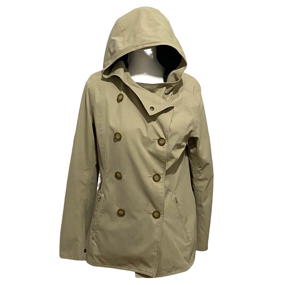 Royal Robbins Womens Hooded Trench Coat S Gorpcore Costume Prop Project Piece